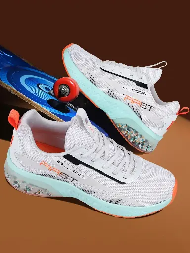 White Running shoes